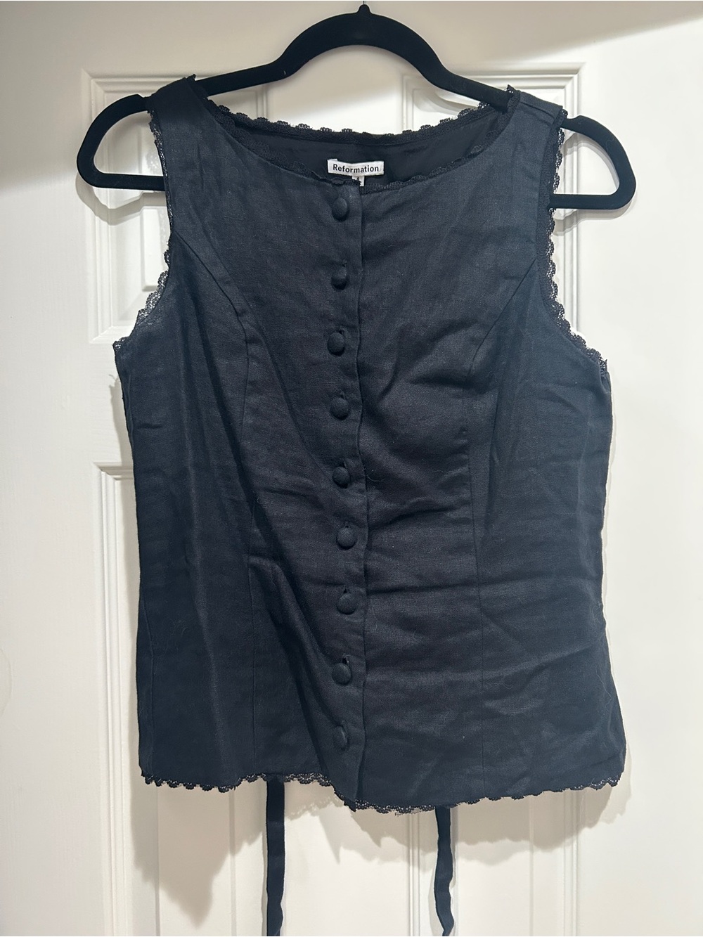 Reformation Amelia Linen Top - Picture 3 of 5